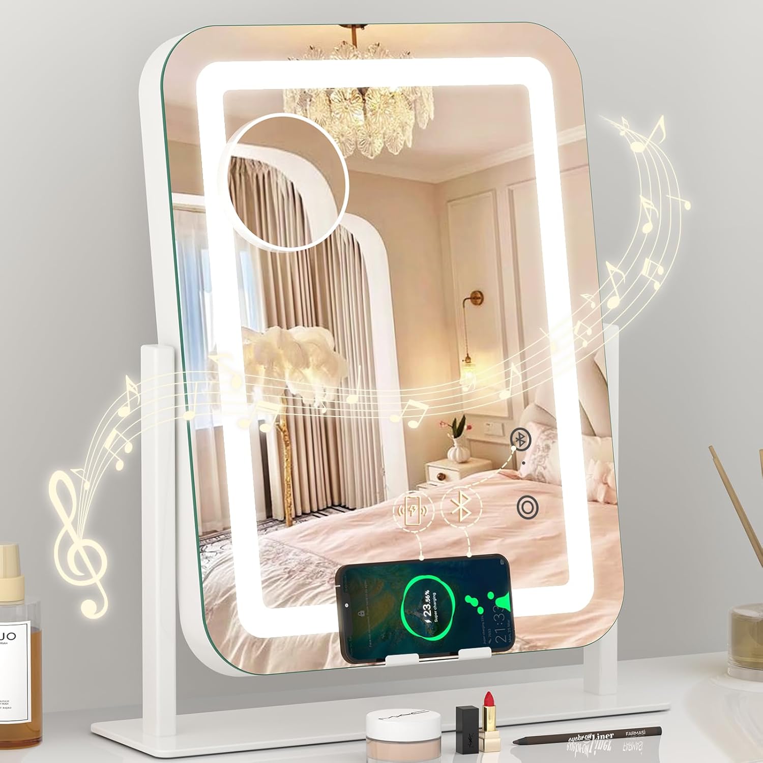 Dripex 5-in-1 Lighted Vanity Mirror